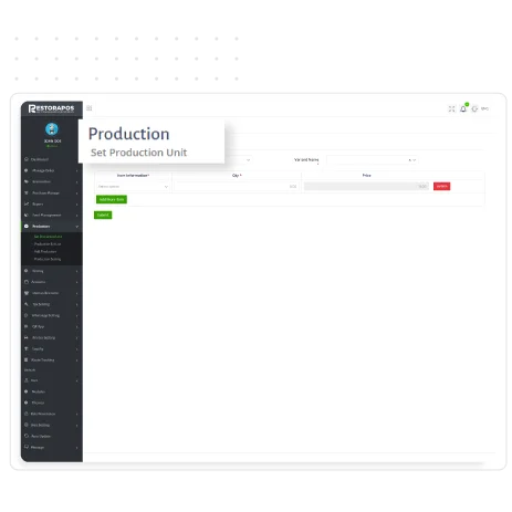 Manage the production channel